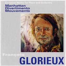 Graphic CD inlay card 'François Glorieux - Manhattan Divertimento Mouvements'