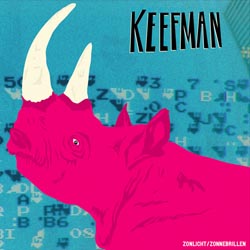 Graphic CD inlay card 'Keefman - Zonlicht / Zonnebrillen'