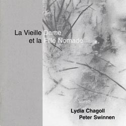 Graphic CD inlay card 'Peter Swinnen & Lydia Chagoll - La Vielle Dame Et La Fille Nomade'
