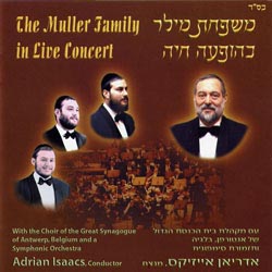 Graphic CD inlay card 'The Muller Family - Live In Concert'