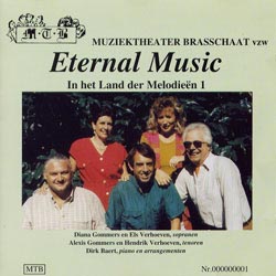 Graphic CD inlay card 'Muziektheater Brasschaat - Eternal Music'