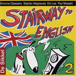 Graphic CD inlay card 'De Sikkel - Stairway To English 2'