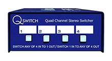 Photo ARX - QSwitch - Quad Channel Stereo Switcher