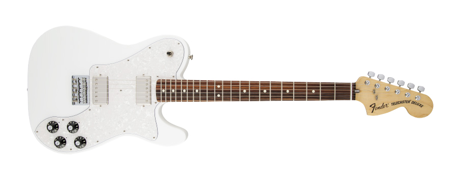 Photo Fender Artist Series 'Signature' Chris Shiflett Telecaster® Deluxe Arctic White