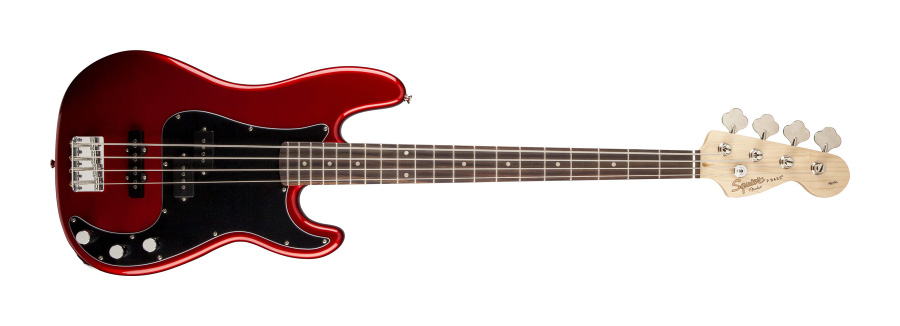 Photo Squier by Fender - Affinity Series™ Precision Bass® PJ Metallic Red