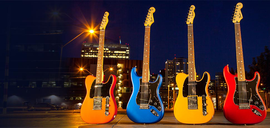 Fender FSR Standard Stratocaster® Satin and Telecaster® Satin 2013 colors