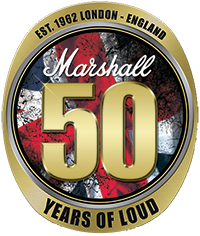 Logo Marshall 50 Years Of Loud