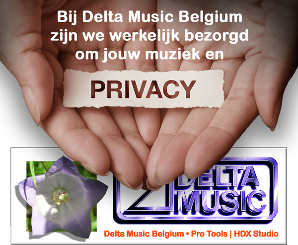 Logo Privacy bij Delta Music Belgium